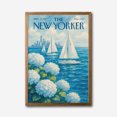 thumbnail image 4 of Vintage New Yorker Sailing Poster Canvas Wall Art  Nautical Cityscape Decor, 4 of 10