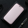 thumbnail image 4 of Case for Google Pixel 6 Pro Magnetic Carbon Fiber Leather Folio Flip Case with Card Holder Kickstand, 4 of 5