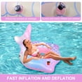 thumbnail image 4 of Flotadores inflables para piscina con diseño de pez dorado GLHMOGM para adultos y niños, 4 of 7