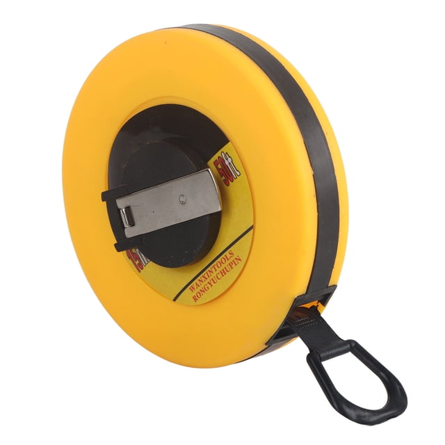 Cinta Métrica De Fibra De Vidrio, Herramientas De Reglas Suaves De Medida De 10m, 15m, 20m, 30m Para Bricolaje, Topografía De Edificios(15m)