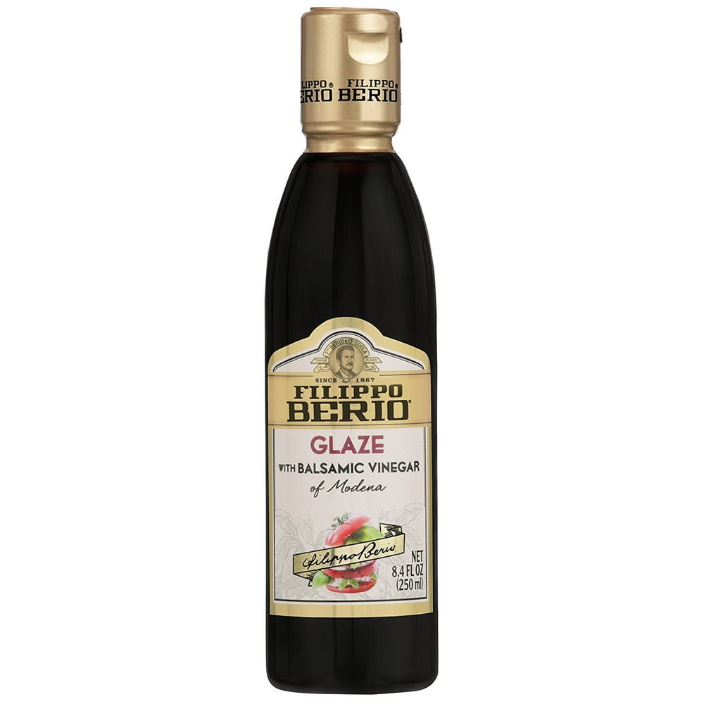 Filippo Berio Glaze Vinegar, Balsamic, 8.4 Ounce