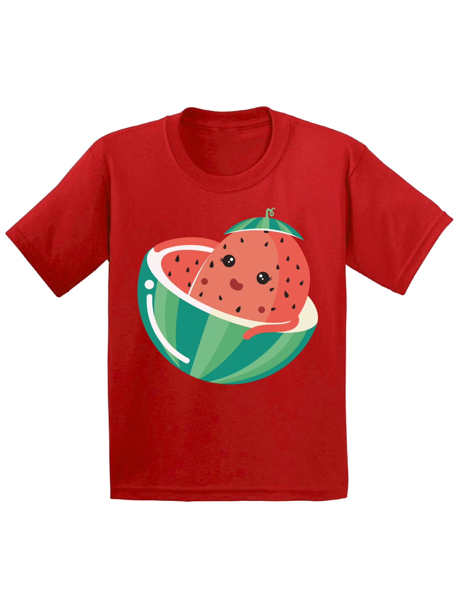 Awkward Styles Watermelon Youth T Shirt for Girls Shirts for Boys Watermelon Kids Watermelon Outfit Fruits Shirts T-Shirt for Children Items Cute Fruits Tshirt Berry Lovers Clothing -