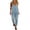 BU2, variant on Women's 90s Distressed Denim Jumpsuit Sleeveless Straight Leg Romper with Pockets Black S