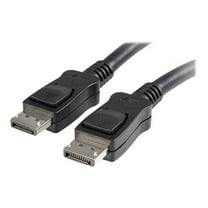 StarTech 1 ft Short DisplayPort 1.2 Cable w/ Latches M/M and DisplayPort 4k