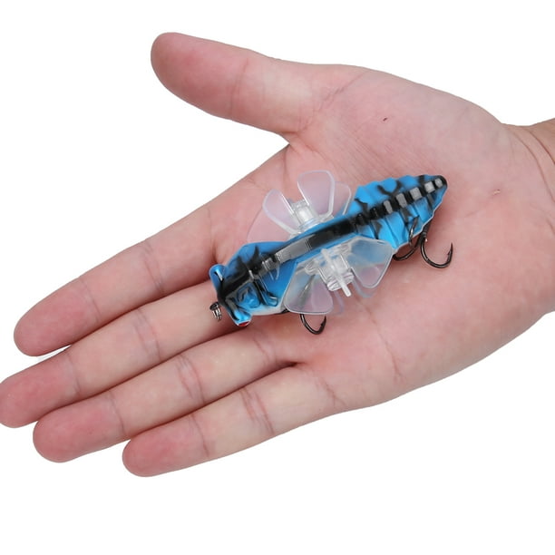Vobor Artificial Lure,Hard Fish Lure Bionic Cicada Shape Fishing
