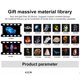thumbnail image 3 of Proyector holográfico PD42 - Pantalla giratoria 3D sin lentes con 244 LED, memoria de 16GB y control remoto, ideal para publicidad impactante., 3 of 7