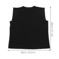 thumbnail image 2 of EXHUMKY Camiseta Sin Para Mujer Con Ajuste Cómodo Cuello Redondo De, 2 of 8