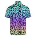thumbnail image 4 of Afdoent Polo Shirts For Men Casual Summer Leopard Print Short Sleeve Polo Shirt For Daily Wear Outdoor Activities And Leisure Comfortable Breathable Tops For Men, 4 of 4