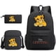 thumbnail image 2 of 3pcs Disney The Lion King Simba Bookbag Kids Backpack Boys Girls School bags Daily Backpacks Mochilas Shoulder Bag Set, 2 of 4