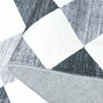 thumbnail image 5 of SAFAVIEH Santa Clara Elwyn Geometric Polyester Machine Washable Runner Rug, Ivory/Grey Black, 2'6" x 8', 5 of 10