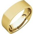 thumbnail image 6 of 6mm Square Comfort Fit Band in 14k Yellow Gold - Size 10, 6 of 7