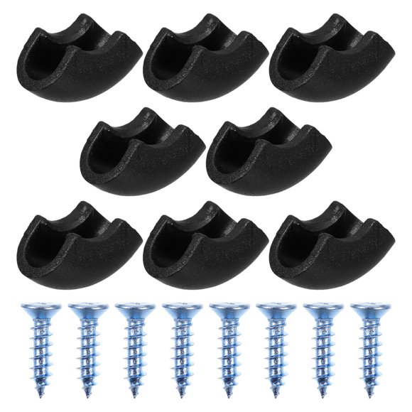ADDHAT 2Jgo Protectores Para Patas De En Forma De U Color Negro Para Muebles Con Base Resistente
