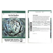 Artichoke Garden Seeds - Green Globe Variety - Seed Packet - Approx 20 Seeds - Bulk Vegetable Gardening Seed - Non-GMO, Heirloom