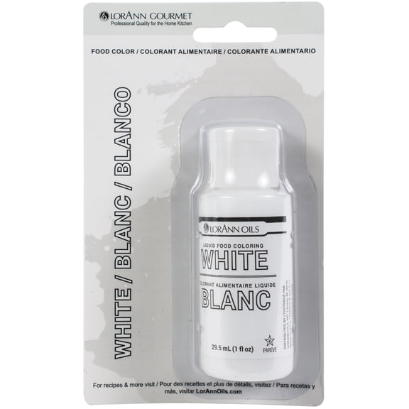 LorAnn Oils Liquid Food Color, 1 oz, White