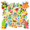 4A, variant on 35pcs-50pcs Colorful Tropical Stickers Vacation Stationery Stickers Summer Kids Stickers Set for Laptop Notebook Suitcase