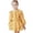 F238-Yellow, variant on FYDUU Girls Clothes 2 Piece Set Ruffle Long Sleeve Button Down Shirts Top Skirt Set Kids Girl Fashion Back To School Outfits 5-6 Years