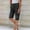 Black, variant on JJHGVB Cotton Linen Capris for Women Beach Resort Pants Wide Leg Capri Long Shorts Womens Linen Shorts Cotton Linen Pants Dress Shorts Pedal Pushers for Women Baggy Shorts Women Army Green L