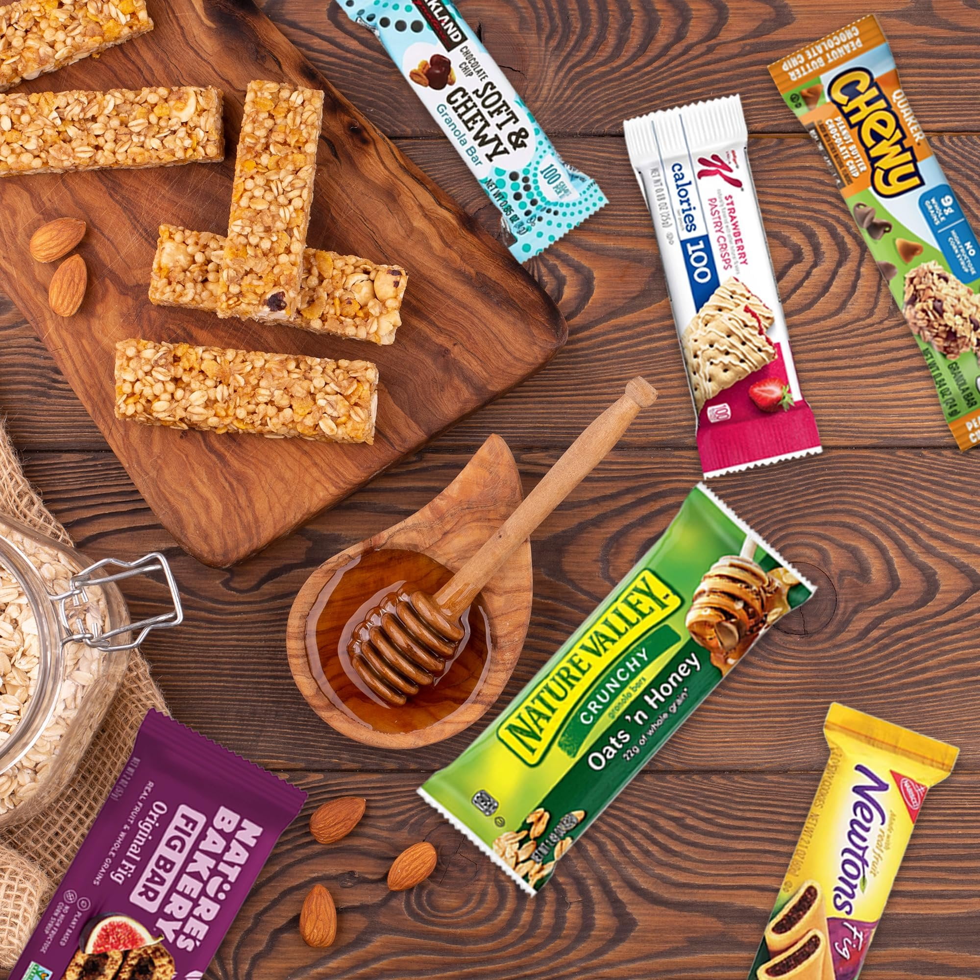Healthy Snacks, Healthy Mixed Snack Box & Snacks Gift Variety Mix Pack  Arrangement for Grab and go, work, office or Home  Granola Bars, Care Package 62 Pack
