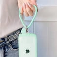 thumbnail image 2 of Silicone Heart Loop Lanyard, Universal Phone Case Strap with Key Chain Holder - Sakura Pink Sakura Pink, 2 of 5