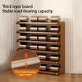thumbnail image 3 of Bamboo Shoe Rack Organizer - 3/5/6-Tier, Freestanding Storage for Entryway, Hallway, Closet, Easy Assembly, 3 of 14