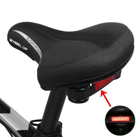 Wide Big Bum Bicycle Saddle Bike MTB Seat Cycling Cushion Comfortable & Breathable Seat