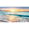 thumbnail image 2 of Coucher de Soleil Relaxant - Impression Encadrée sur Toile par Begin Édition, 2 of 2