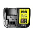thumbnail image 1 of DCB112 Lithium Battery Charger for Dewalt 10.8V 12V 14.4V 18V 20V DCB206 DCB205 DCB204 DCB203 DCB120 DCB105 EU Plug, 1 of 5