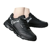 Mostsola Tennis Shoes Womens Lace up Leather Fashion Sneakers Comfort Non-Slip Athletic Shoes