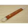 thumbnail image 2 of Harmonize Hand Engraved Carnelian Stone Crystals Flat Healing Wand With Clear Quartz Reiki Gemstone, 2 of 4
