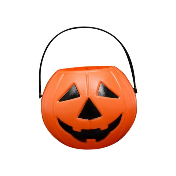 4.33" x 5.9" Halloween Decoration Halloween Decoration-Portable Pumpkin Bucket Candy Jar Halloween Ornaments,Halloween ornaments