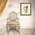thumbnail image 3 of Vess, June Erica 15x18 Gold Ornate Wood Framed with Double Matting Museum Art Print Titled - Tropical Abstract II, 3 of 4
