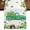 Green Gold, variant on Table Runners 108 Inches Long Dress Scarves, St. Patrick's Day Farmhouse Coffee/Dining/Kitchen Table Runner for Living Room, Spring Lucky Shamrocks Green Truck Country 13x108 Inch