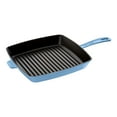 thumbnail image 1 of STAUB Grill Pans 30 cm Cast Iron Square American Grill, Ice-Blue, 1 of 1