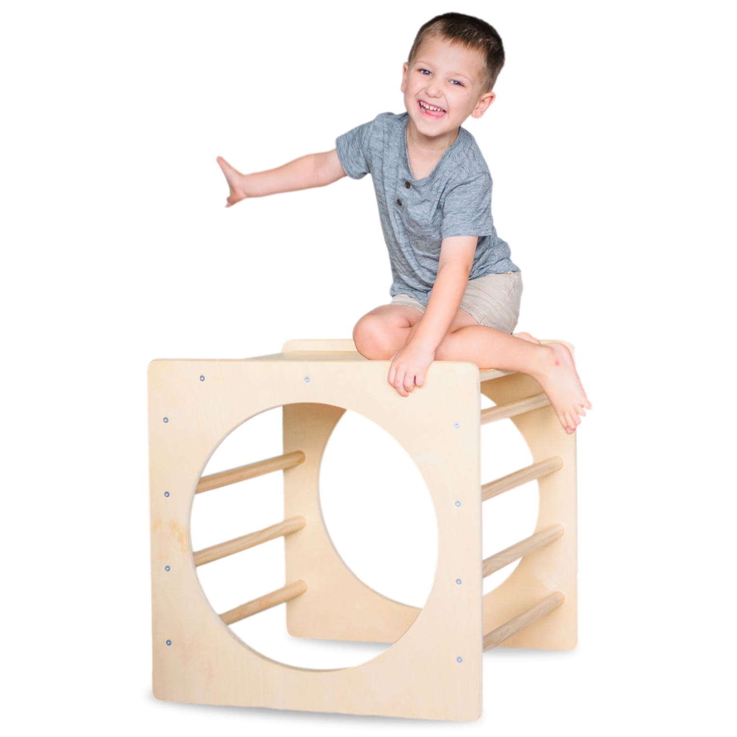 Tottlr Climbing Cube Indoor Climber CPSIA Certified Safe Wooden