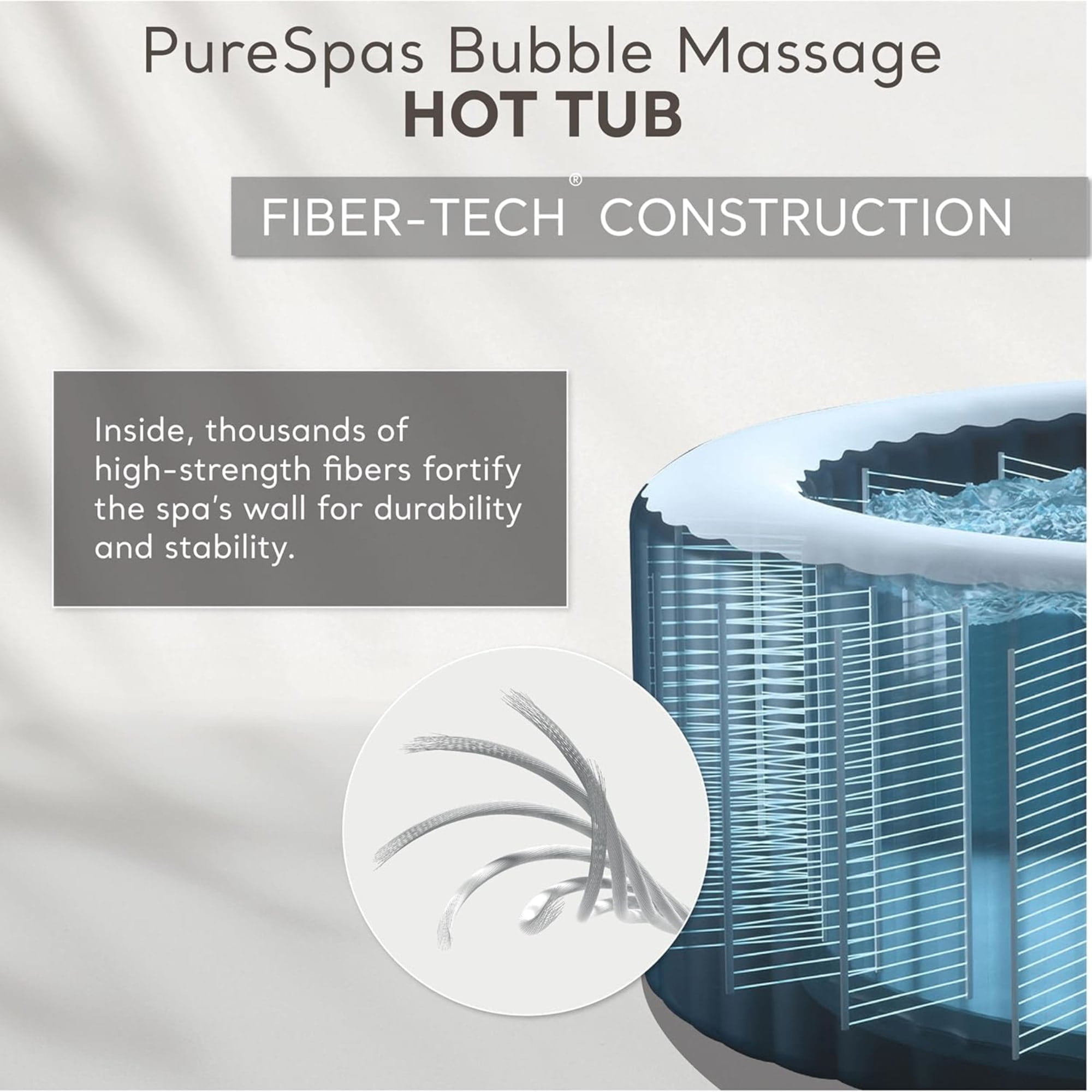 Intex: PureSpa: Sahara Tan Inflatable Hot Tub Set - 4 Person - 77" Round Outdoor Heated Bubble Spa, Jet Massage, Cover, Hard Water Treatment System