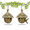 2PCS #93, variant on Woven Bird Nest,Natural Grass Bird House for Outdoor Hanging,Handmade Bird Cage Accessories for Finch,Canary,and Hummingbird Breeding Hut-1PC