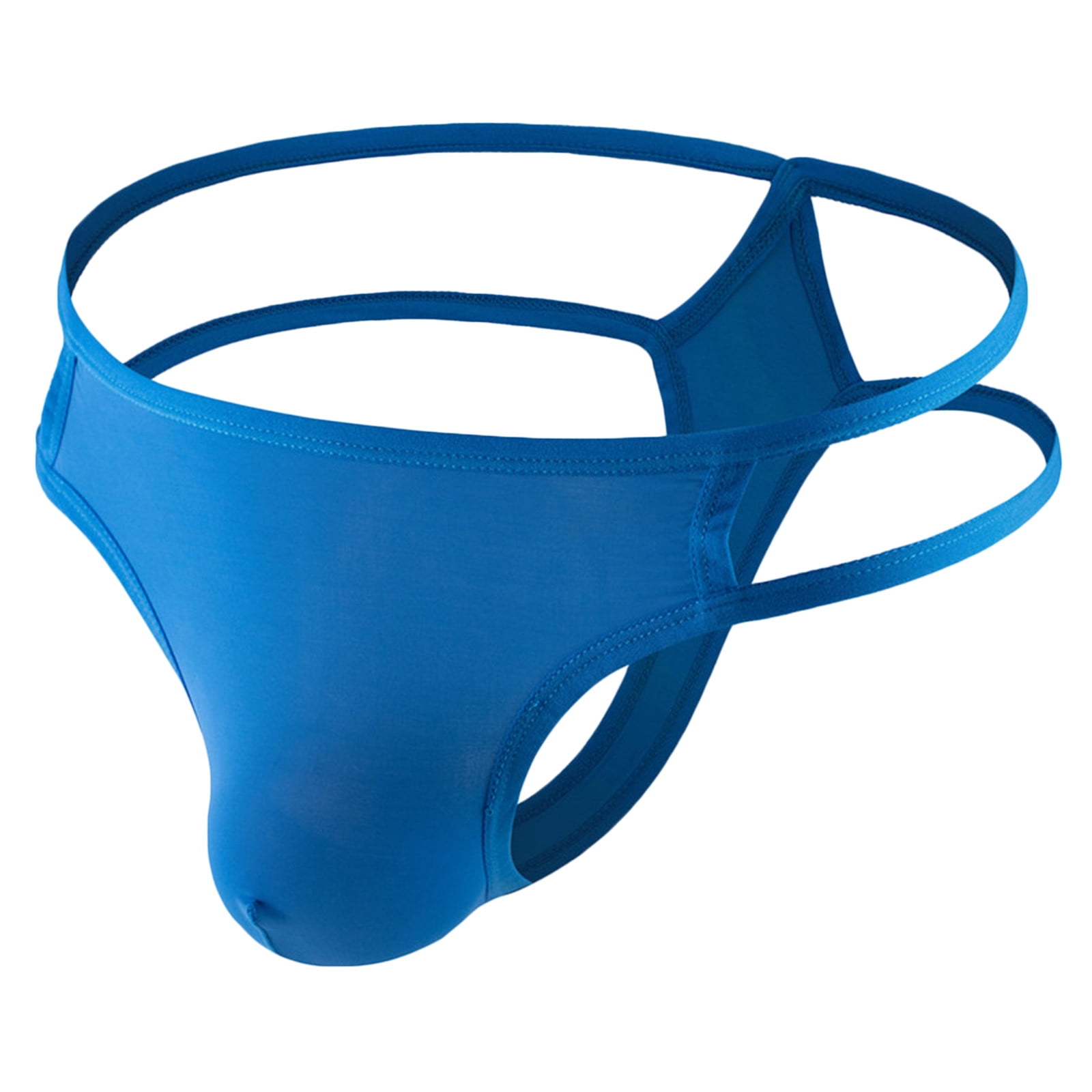 hoksml Mens Underwear Men Casual Solid Sexy Breathable Low Waist Thong