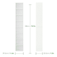 thumbnail image 2 of Homfa 8-Tier Wood Bookcase,71''Tall Storage Cube Organizer with Adjustable Shelves for Living Room Bedroom,2PCS,White, 2 of 7