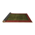 thumbnail image 2 of Ahgly Company Indoor Square Abstract Brown Contemporary Area Rugs, 4' Square, 2 of 4