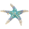 thumbnail image 3 of Rdeghly Women Lady Starfish Sea Rhinestones Brooch Broach Pin Party Decor Gift New, 3 of 8