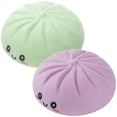 thumbnail image 4 of 2pcs Mystery Dumpling Squishy,4" Jumbo Squishy Bun Stress Ball,Soft Slow Rising Decompression Dough,Anxiety Relief Fidget Toy for Adults,Classroom Prizes & Party Favors Decompression Big Bun Toy, 4 of 9