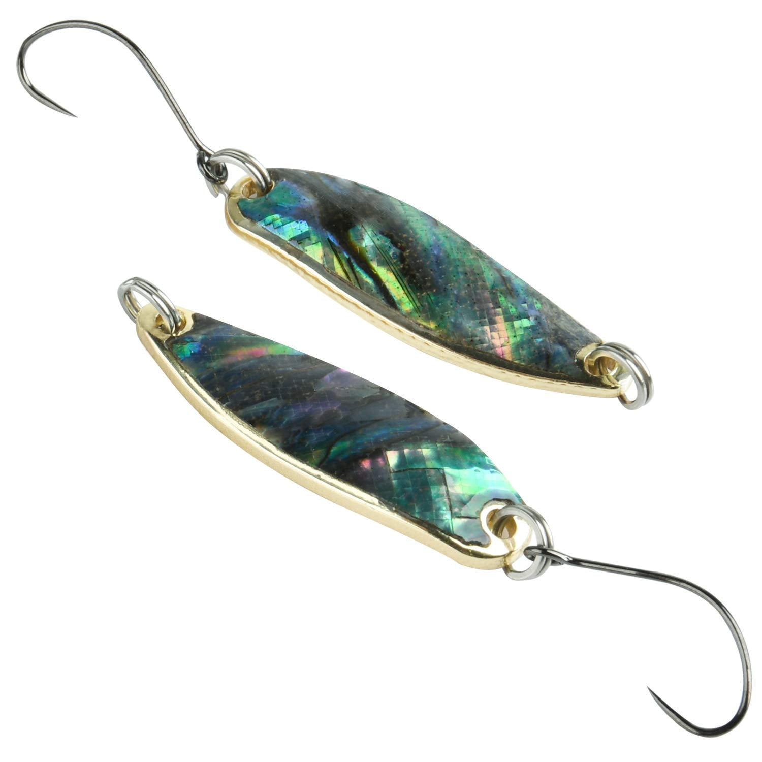 Goture Fishing Spoon Lure Reflective Fishing Jigs Fishing Lures for  Panfish, Sunfish, Bluegill, Walleye, Crappie, Pike Trout，Bass 