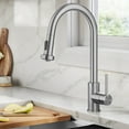 thumbnail image 2 of KRAUS Bolden 2-Function Single Handle Pull Down Kitchen Faucet in Spot-Free Stainless Steel, 2 of 7