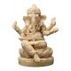 thumbnail image 1 of Estatua de Ganesha, adorno artesanal de Buda, escultura para estantería, sala de yoga Caqui 47 x 42 x 6 cm, 1 of 9