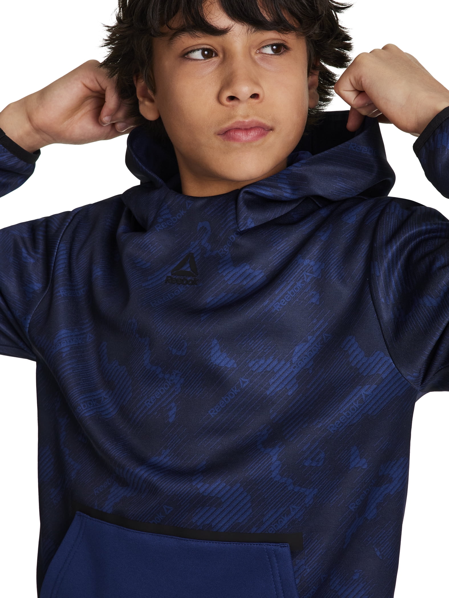 Reebok Boy's Athletic Cool Down Fleece Hoodie, Sizes 4-18