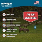 Flowtron 2 Acres Outdoor Electric Bug Zapper, 120W Mosquito Killer, Green, 1 Count