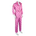 thumbnail image 4 of Disfraz de Cosplay de la película Ken para hombre adulto, mono con letras rosas para Halloween, Carnaval, Zentai, 4 of 4