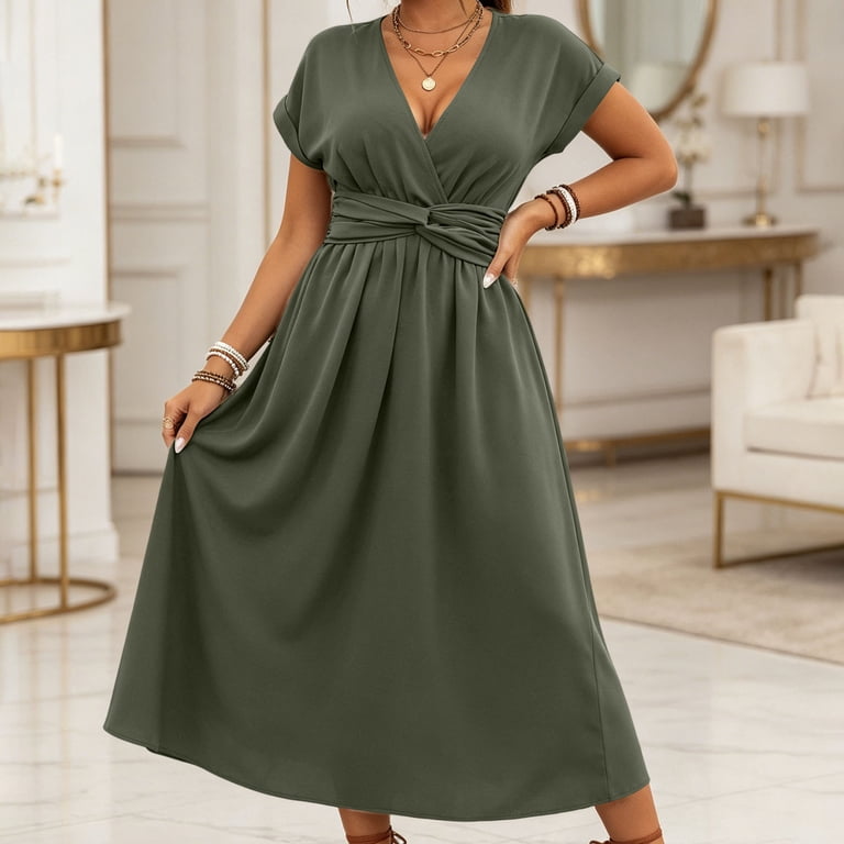 midi formal wedding guest dresses summer Ever-Pretty Sequin Leaf Midi Semi Formal Dress for Cruise & Evening Party Events
