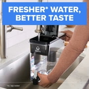 Brita 27 Cup Plastic Water Filtration Dispenser, Black, 1 Standard Brita Filter