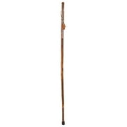 Brazos Rustic Wood Walking Stick, Hickory, Traditional Style Handle, for Men & Women, 55